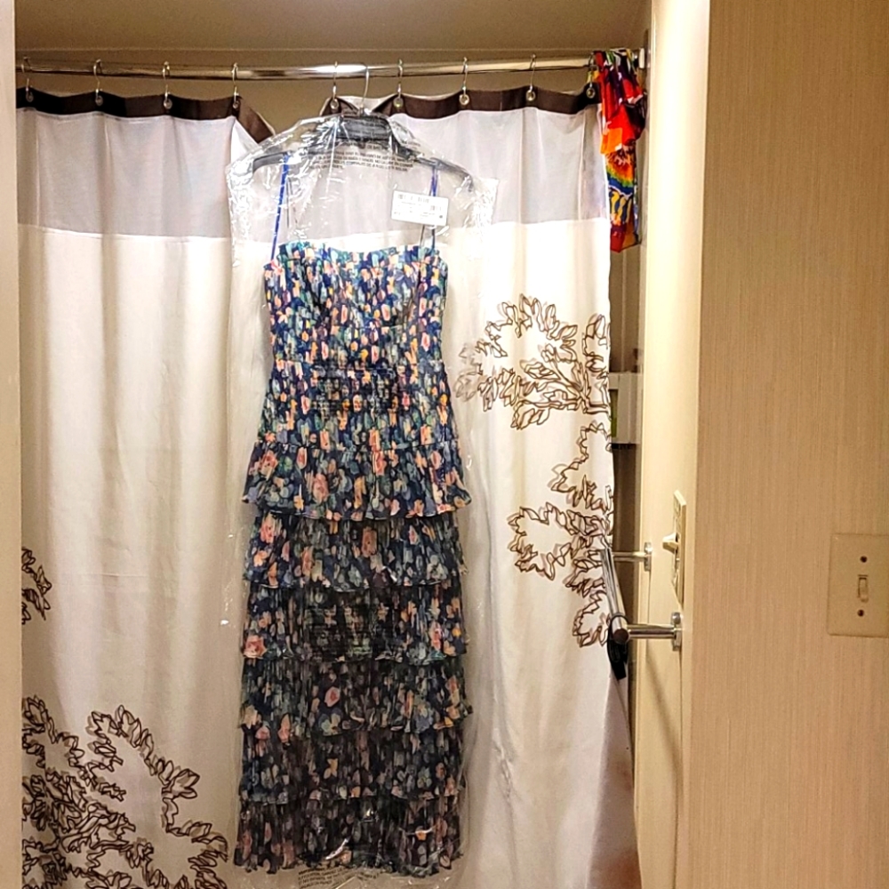 AMUR MIDI FLORAL DRESS